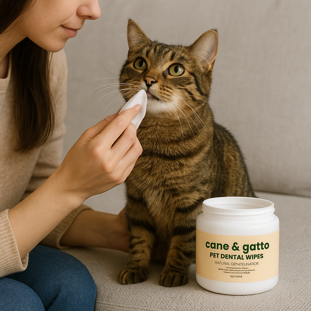 Natural Pet Dental Wipes - 4 Month Supply