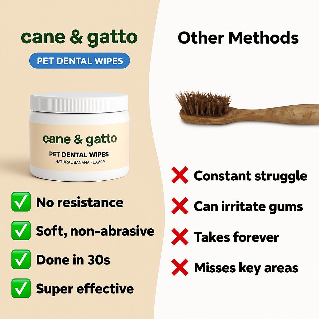 Natural Pet Dental Wipes - 4 Month Supply