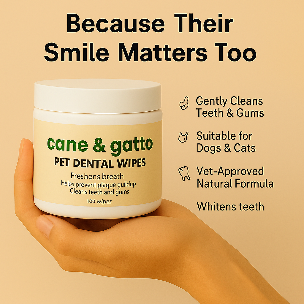 Natural Pet Dental Wipes - 4 Month Supply