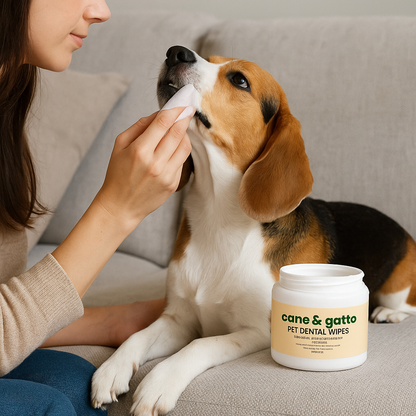 Natural Pet Dental Wipes - 4 Month Supply